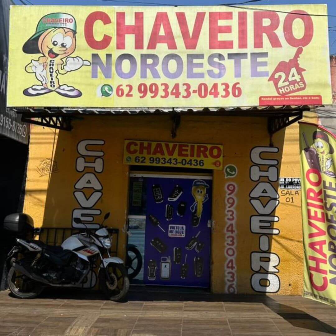 Fachada Chaveiro 24 Horas Noroeste no Jardim Liberdade Goiânia